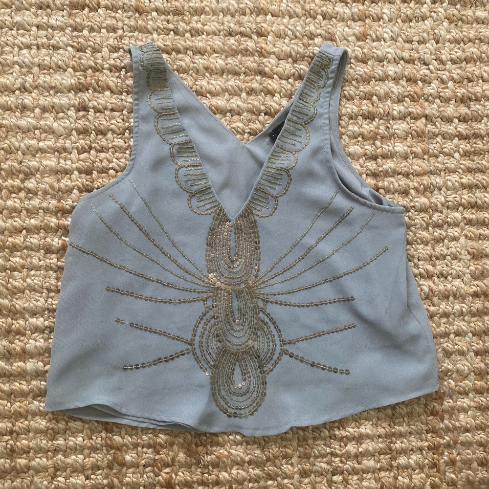 Walter Baker Sequin Top